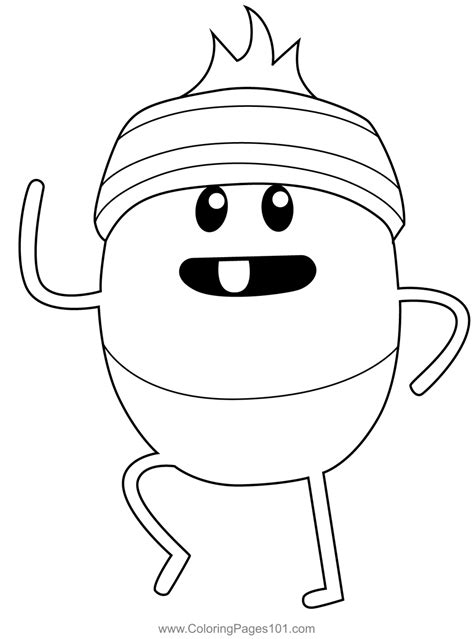 Loopy Dumb Ways To Die Coloring Page for Kids - Free Dumb Ways To Die ...