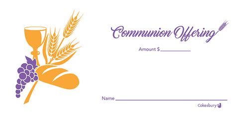 Communion Offering Envelope (Package of 100) | Cokesbury