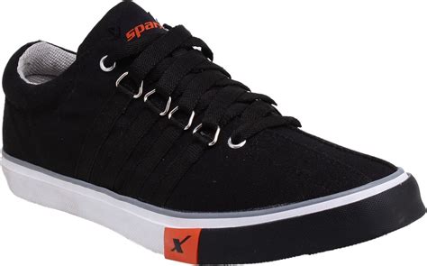 Sparx Sporty Canvas Shoes - Buy Black Color Sparx Sporty Canvas Shoes Online at Best Price ...