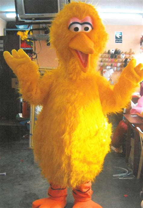 Big Bird Mascot Costume Adult Costume by AdultMascotCostumes