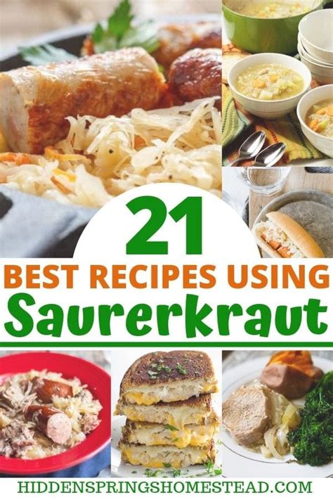 21 Easy Recipes Using Sauerkraut · Hidden Springs Homestead