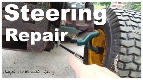 How to Fix the Steering on a YardMan, MTD, or TroyBuilt Tractor (ball ...