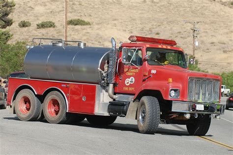 LACoFD Water Tanker 80 Fire Dept, Fire Department, Wildland Firefighter, Tanker Trucking, Los ...