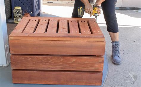 Easy DIY Outdoor Storage Box Using 3 Tools (w/Plans) - Anika's DIY Life