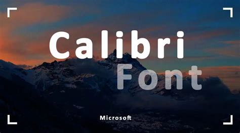 Calibri Font | Free Fonts Vault