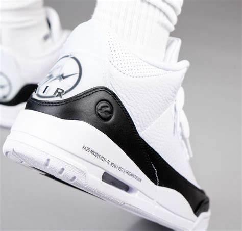 Fragment Air Jordan 3 White Black DA3595-100 Release Date - SBD