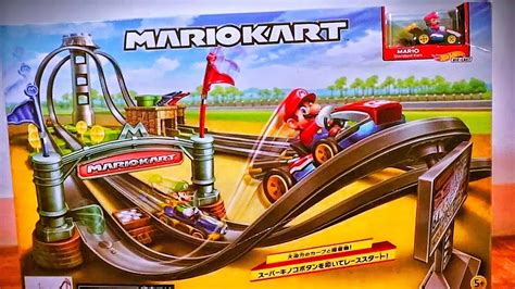 |Unboxing| Hot Wheels Mario Kart Circuit Track Set Race Review 2020 - YouTube