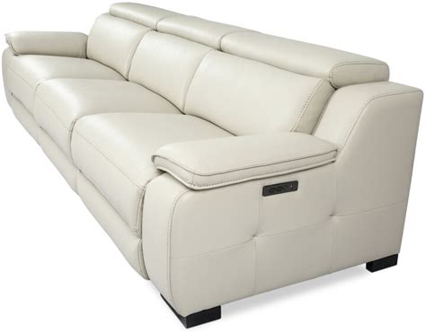 Furniture Pauleen 3-Pc. Beyond Leather Sofa with 3 Power Motion Recliners, Created for Macy's ...