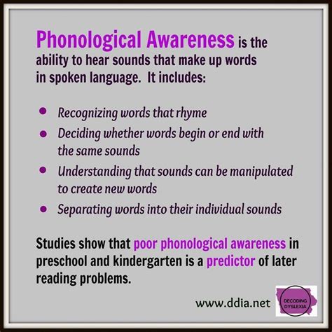 Pin by Pam Koelemay on Dyslexia & Dysgraphia | Phonemic awareness skills, Phonological awareness ...