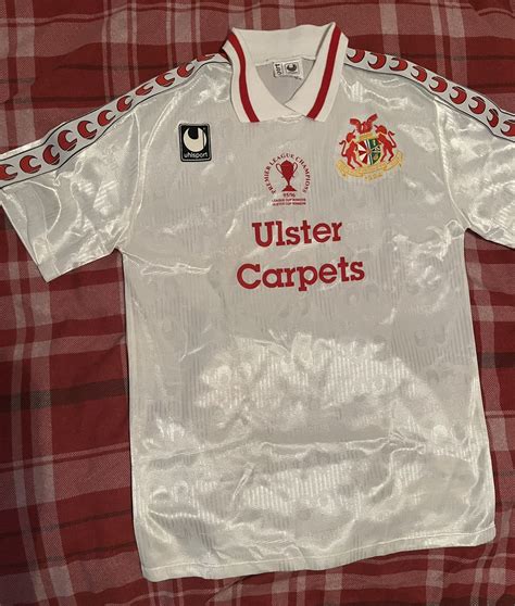 Portadown FC History on Twitter: "1995/96 @Portadownfc champions shirt ...