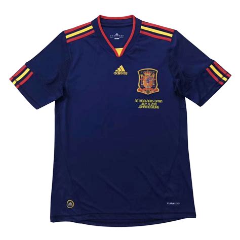 US$ 18.80 - Spain Retro Away Jersey Mens 2010 - www.fcsoccerworld.com