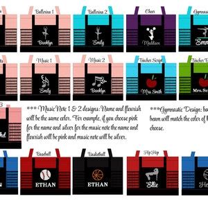 Personalized Tote Bags Kids, Custom Tote Bags Kids, Personalized Tote Bags Teacher Boy Girl ...