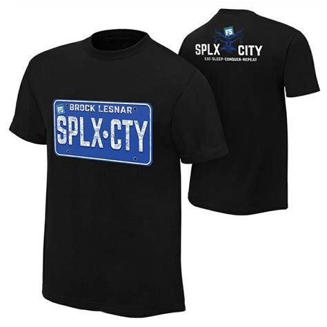 BUY - WWE Brock Lesnar "SUPLEX City" Authentic T-Shirt - 3 Count