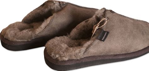 Shepherd Mens Genuine Sheepskin Slippers Mules Hard Rubber Sole HUGO ...