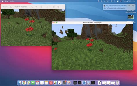 minecraft's colors are oversaturated, but the screenshot shows up ...