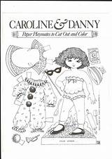 American Doll Caroline Coloring Pages Sketch Page sketch template