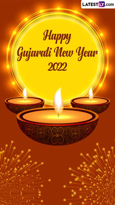 Gujarati New Year 2022 Wishes & Nutan Varshabhinandan Images To Send on This Day | 🙏🏻 LatestLY