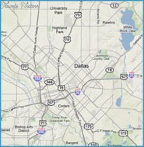 Dallas Fort Worth Map Tourist Attractions - TravelsFinders.Com