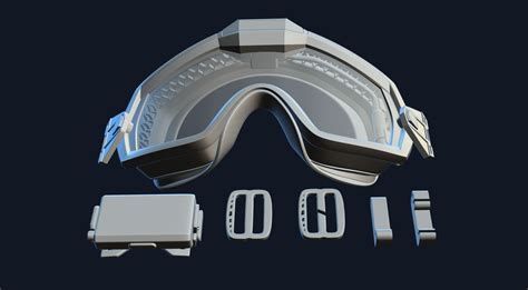 ArtStation - Military goggles - tactical military equipment - military ...