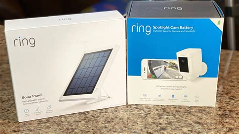 Ring Spotlight Cam & Solar Panel Unboxing & Install - YouTube