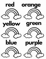 Free Rainbow Coloring Page And Activities For Kids sketch template