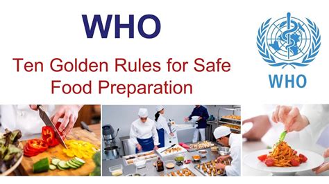 WHO Ten Golden Rules For Safe Food Preparation || Food Safety - YouTube