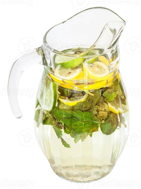 glass pitcher with natural lemonade drink 12236287 Stock Photo at Vecteezy