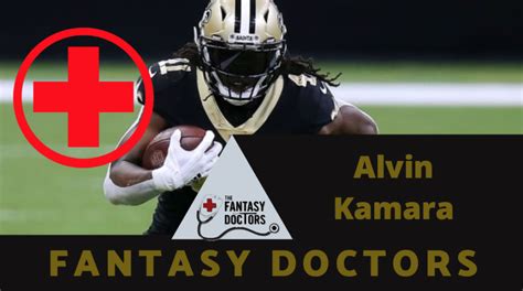 Fantasy Doctors provide an injury update to Saints RB Alvin Kamara