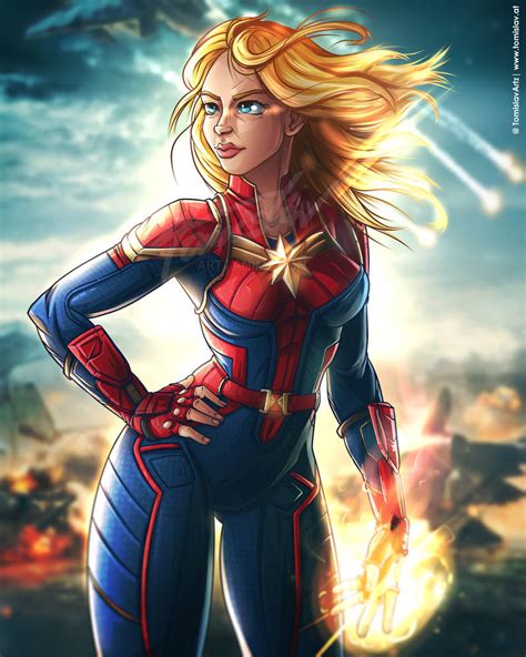 Captain Marvel Fan Art by TomislavArtz on DeviantArt