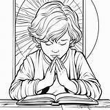 Lords Prayer Coloring Pages  Free & Printable sketch template