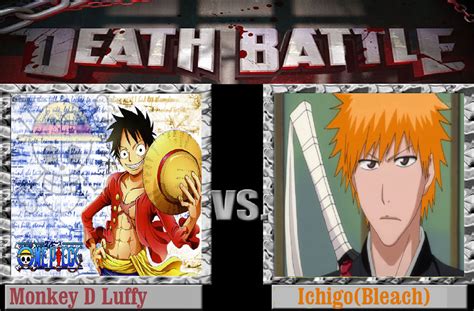 Luffy Vs Ichigo by MagicalKeyPizzaDan on DeviantArt