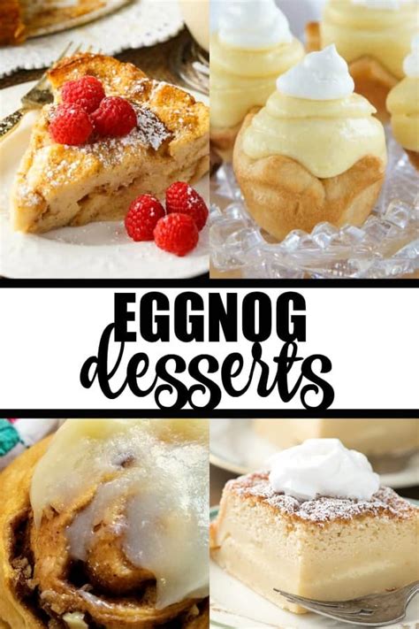 EggNog Desserts - Simply Stacie