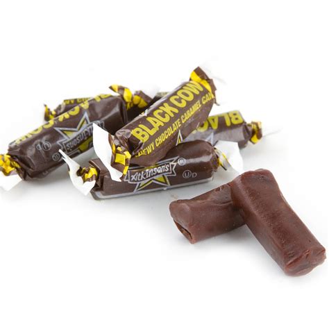 Black Cow Chocolate Taffy Candy Mini Sticks • Taffy Candy, Soft & Chewy • Bulk Candy • Oh! Nuts®