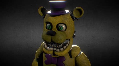 Final Nights 4 | Stage Fredbear - 3D model by Kyesen [92d6e6a] - Sketchfab