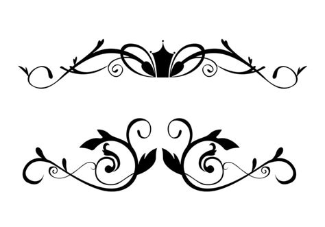 Free Floral Ornamental Border Brushes - Free Photoshop Brushes at ...