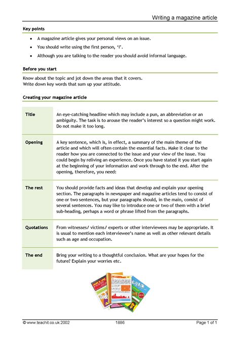 How to write a magazine article | GCSE English| Teachit