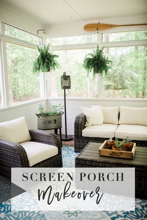 Screen Porch Ideas & Makeover - Lynzy & Co.