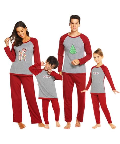 Matching Family Pajamas Set Sleepwear Top & Pants Sleepwear - Kids - CQ18IRMGG4T