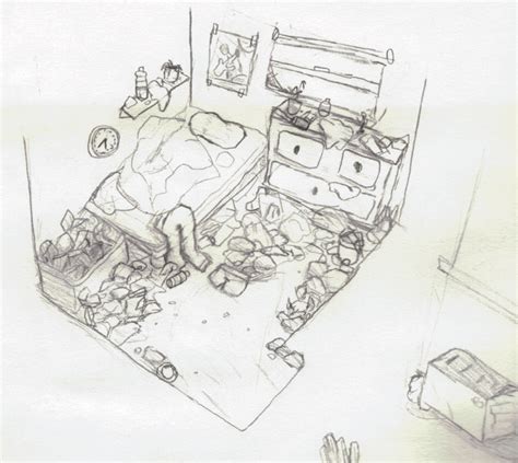 Messy Room by EggnWaffle on DeviantArt