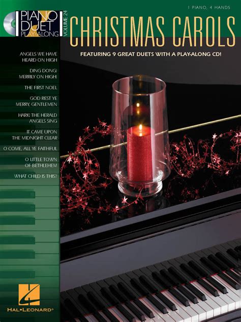 Hal Leonard Christmas Carols: Piano Duet Play-Along Volume 24 - Piano ...