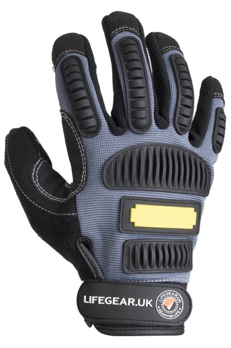 LifeGear Safety Impact Working Gloves | GLOVE-MACH023 | SafetyLiftinGear