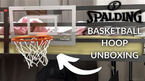 🏀 Unboxing a Mini Spalding Basketball Hoop (Not easy to set up ...