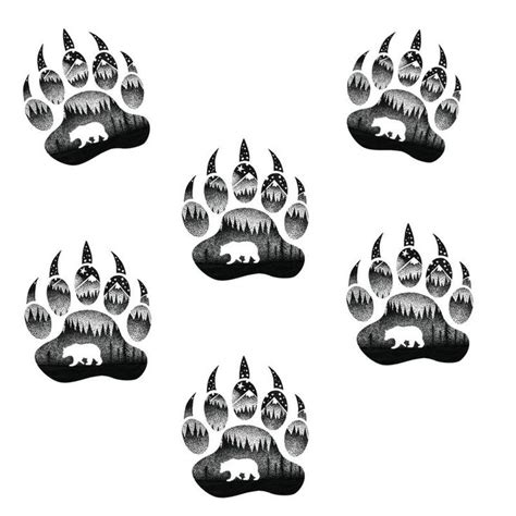 Mountain Cabin Sticker – Sticker Art | Bear paws, Sticker art, Paw