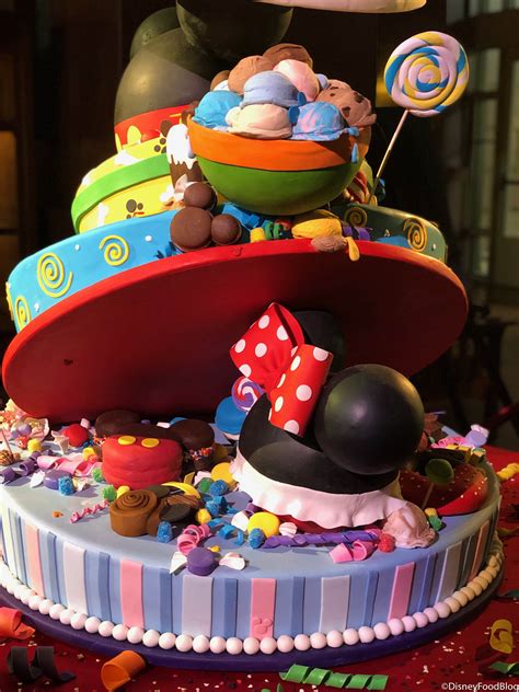 Check Out Mickey’s 90th Birthday Cake in Disneyland Resort’s Grand Californian Hotel ...