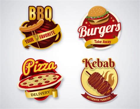 Fast Food Logos Drawings