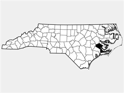 Craven County, NC - Geographic Facts & Maps - MapSof.net