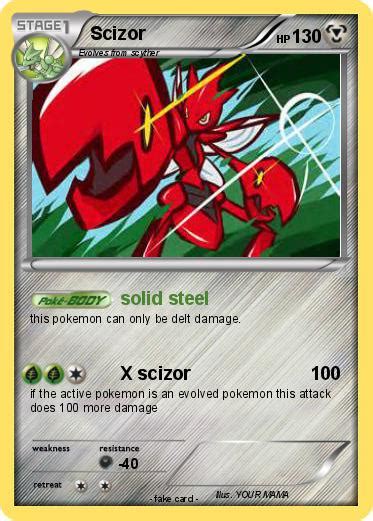 Pokémon Scizor 290 290 - solid steel - My Pokemon Card