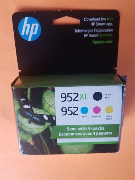 NEW - Genuine HP 952XL Black & 952 Color Printer Ink EXP - 2025 889894824653 | eBay