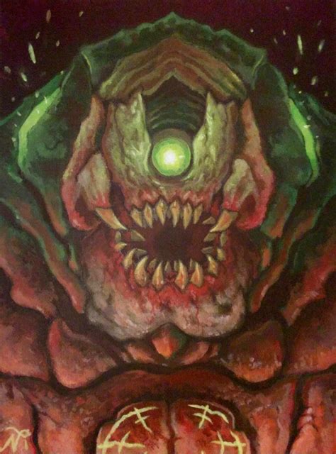 DOOM Mancubus Painting by Xous54 on DeviantArt