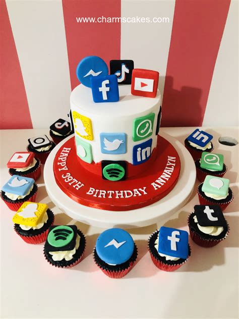 Social Media Featured Cake, A Customize Featured cake